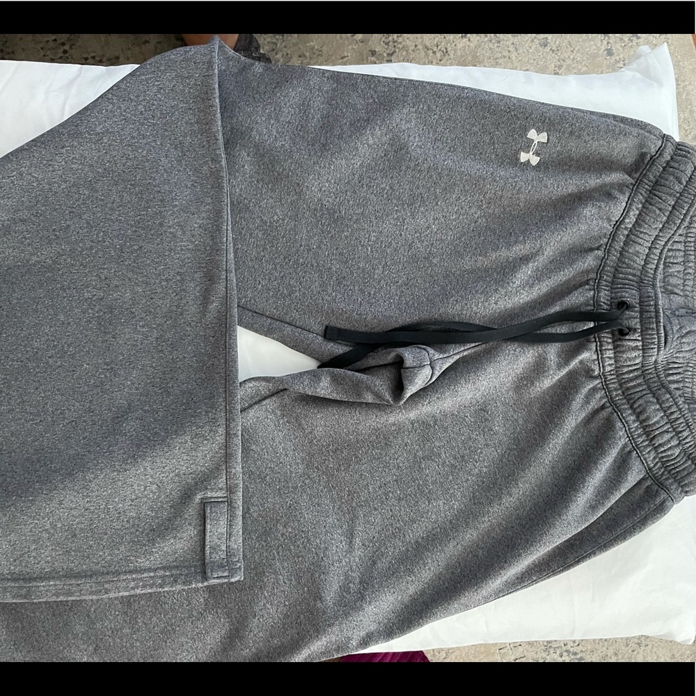Under Armour Women's Heather Gray Track Joggers